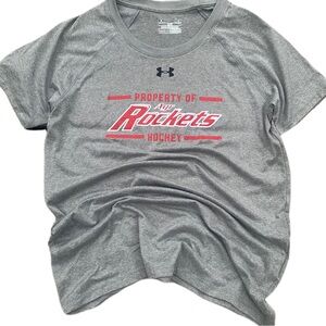 💛 Under Armour HeatGear Ayr Rockets Hockey Tee - Men’s Medium
